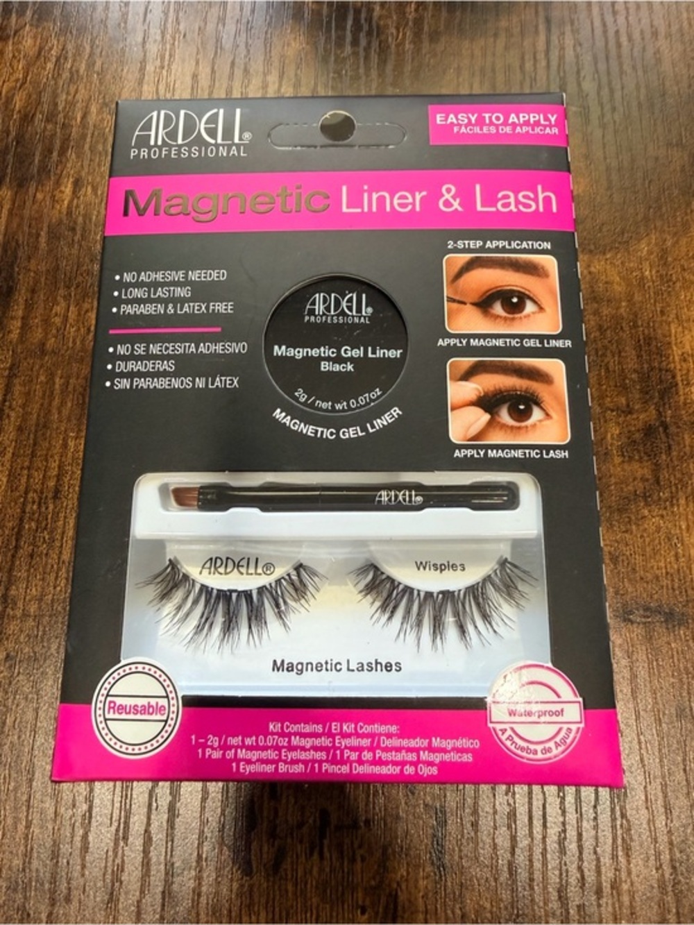 Ardell Magnetic Liner & Lash Kit - Black with Pink Accents